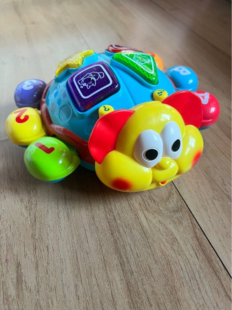 Muscial Beetle Toy (Category: Infant Playtime) located in Pasig City. Submitted by grndhub (Listing ID 1435268775, Image 2). Description: Declutterring! Musical Beetle Toy Pre loved Not moving/crawling but all buttons and sounds are working Good for tummy time. Designed as an interactive, educational learning toy for infants aged 6 to 12 months. Pick up Pasig.