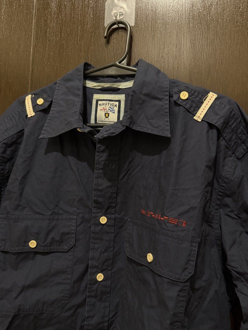 Nautica Long Sleeve Top (Category: Formal Shirts) located in Taguig. Submitted by 77dbae (Listing ID 1435239253, Image 2). Description: Nautica Long Sleeve Top - M on tag rfs: decluttering.