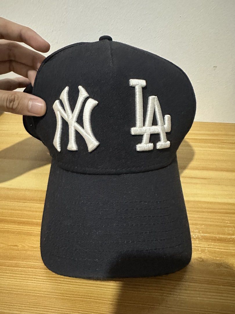 New Era NY LA 9FORTY Cap (Category: Caps & Hats) located in Makati City. Submitted by dudwhojustwantsroom (Listing ID 1435228476, Image 2). Description: Bought from New Era Uptown Mall. Only used Twice. One Size fits All..