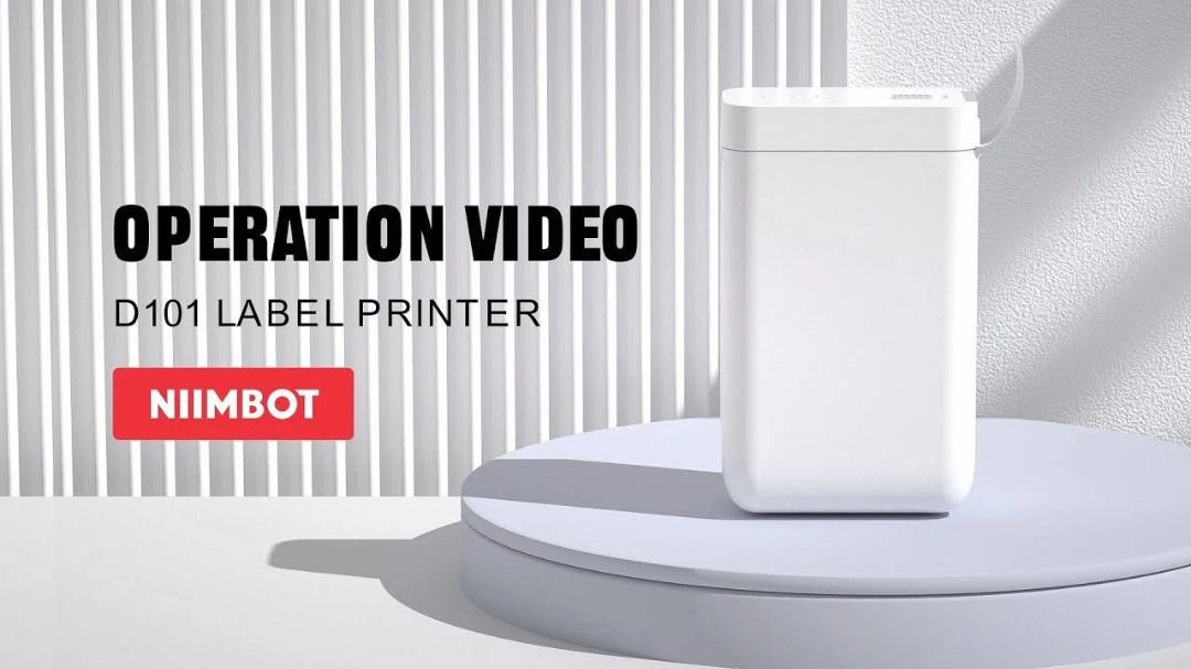 NIIMBOT D101 - Bluetooth Label Printer 20-25mm - WHITE (Category: Printers, Scanners & Copiers) located in Manila. Submitted by abot.ph.17846 (Listing ID 1435191215, Image 1). Description: Package options: 1. only D101 printer X1 2. color sticker.