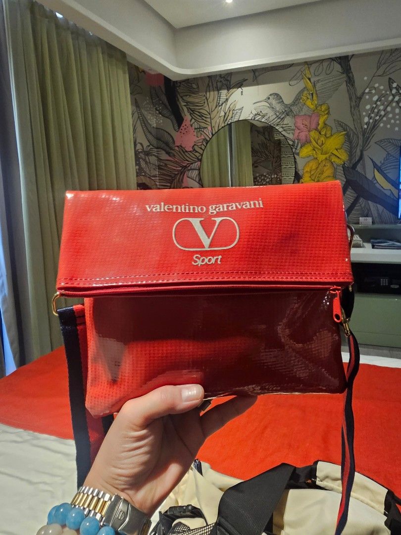 Original Valentino Sling (Category: Luxury Bags & Wallets) located in Quezon City. Submitted by sherockxx (Listing ID 1435213170, Image 2). Description: Guaranteed original. With tags. On hand and ready to ship plus fees..