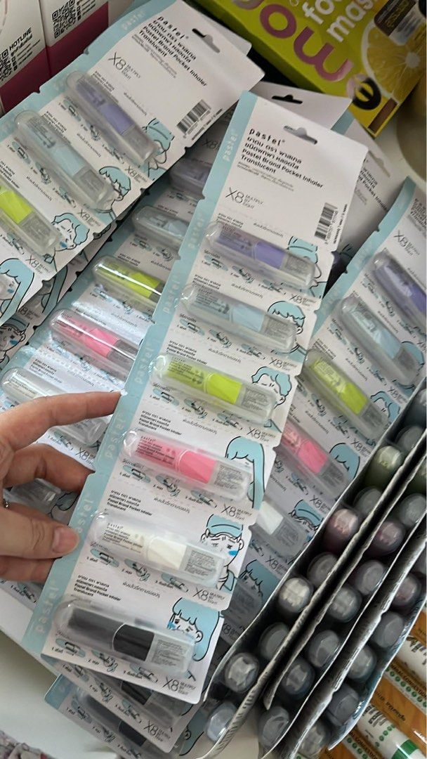 Pastel Inhaler from Bangkok (6pcs/bundle) (Category: Medical Supplies & Tools) located in San Juan City. Submitted by ipoundless (Listing ID 1435262025, Image 3). Description: 6pcs / bundle .