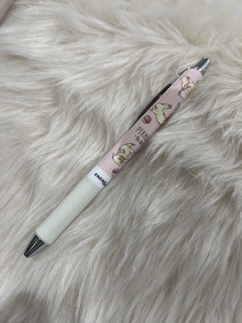 Pikachu x Pentel Energel - PME1 (Category: Stationery & School Supplies) located in Quezon City. Submitted by eolshop (Listing ID 1435293633, Image 2). Description: Pikachu x Pentel Energel - PME1 Black Pen Made in Japan Brand New.