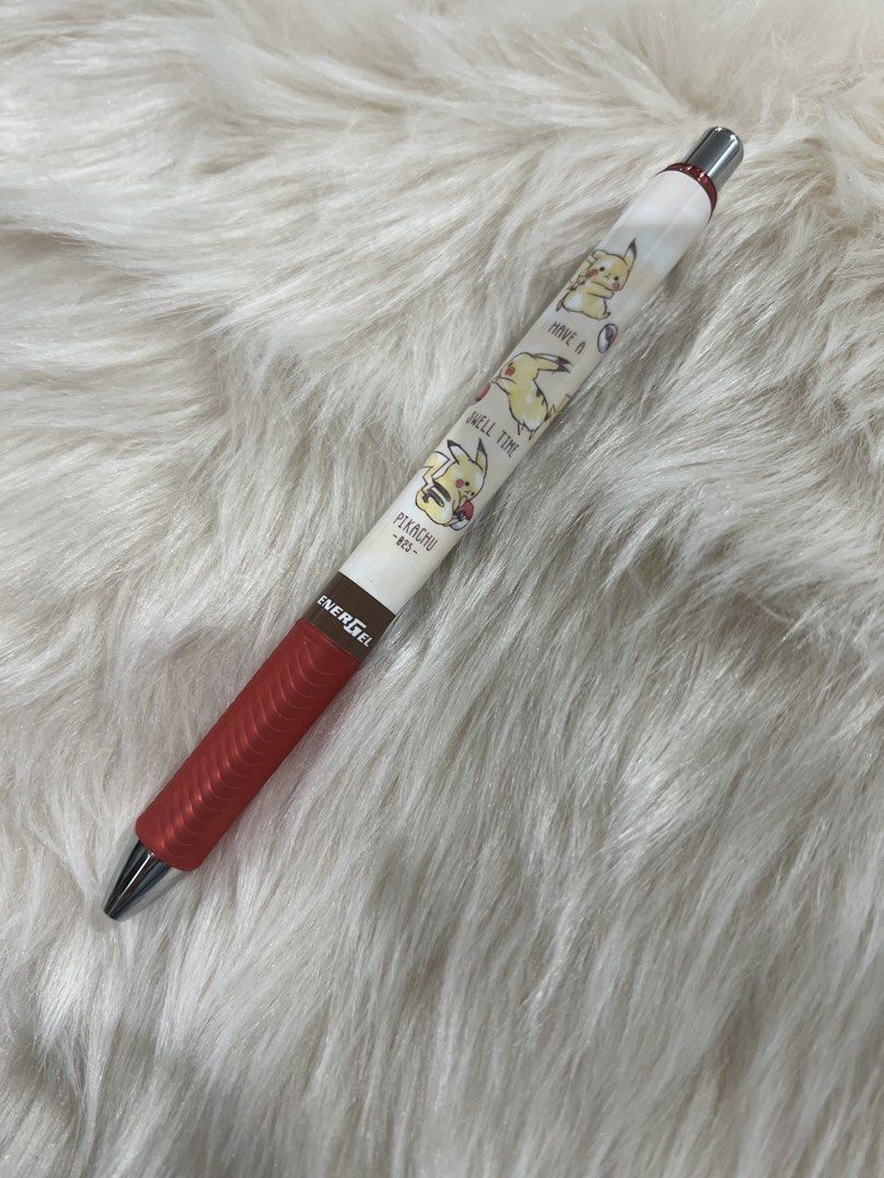 Pikachu x Pentel Energel - PME2 (Category: Stationery & School Supplies) located in Quezon City. Submitted by eolshop (Listing ID 1435293807, Image 1). Description: Pikachu x Pentel Energel - PME2 Black Pen Made in Japan Brand New.