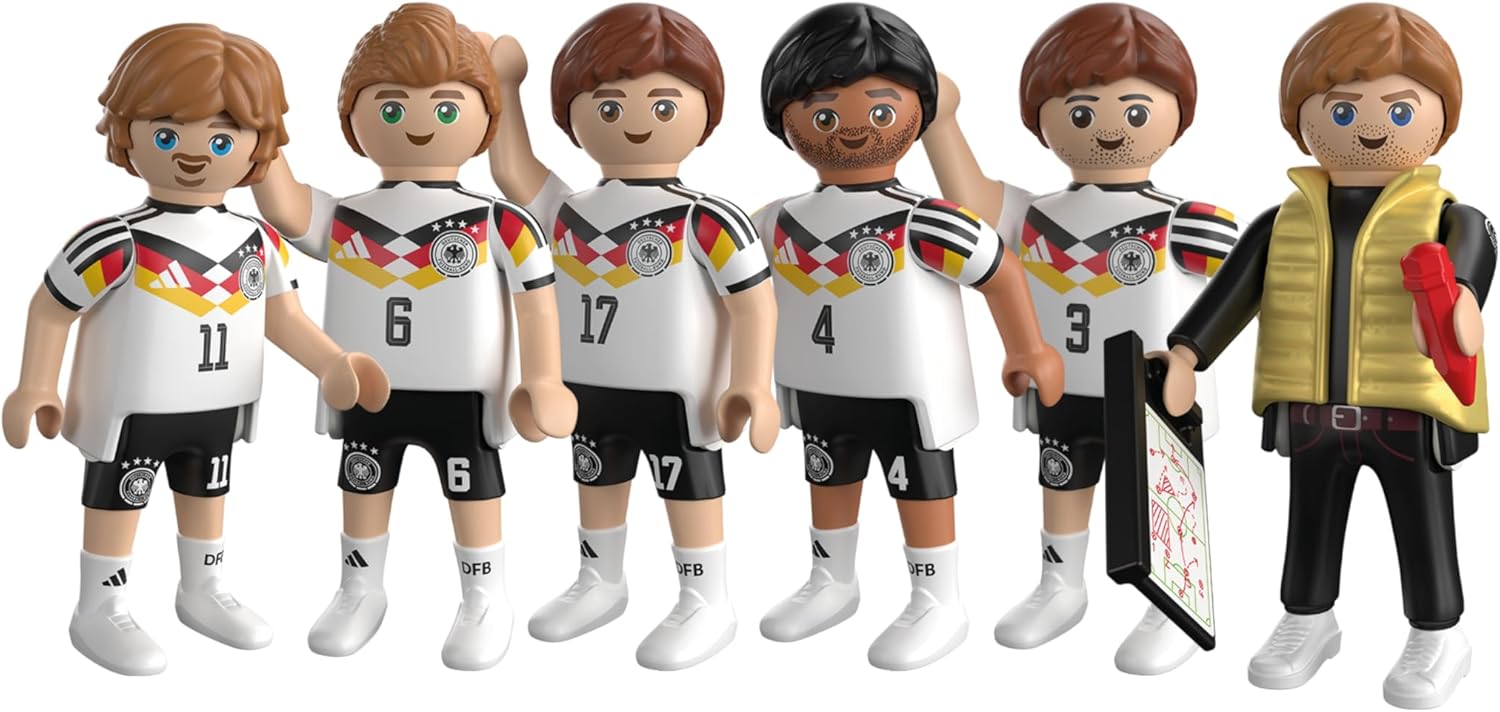 PLAYMOBIL DFB Player Set 1 Football Toy Figures Football Game Set ...