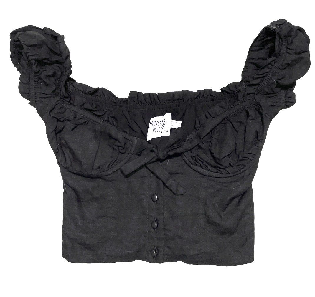 Princess Polly Black Puff Sleeve Top (Category: Others Tops) located in Manila. Submitted by mskenzi (Listing ID 1435266246, Image 1). Description: .