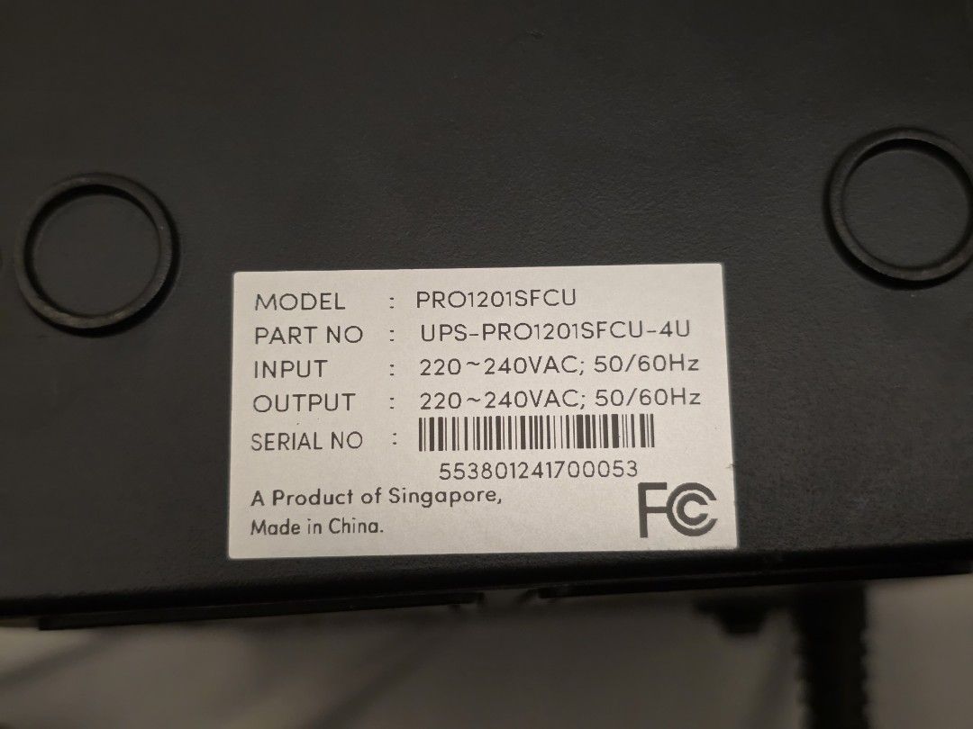 Prolink Pro1201SFCU 1200VA/600W UPS441676673414615042