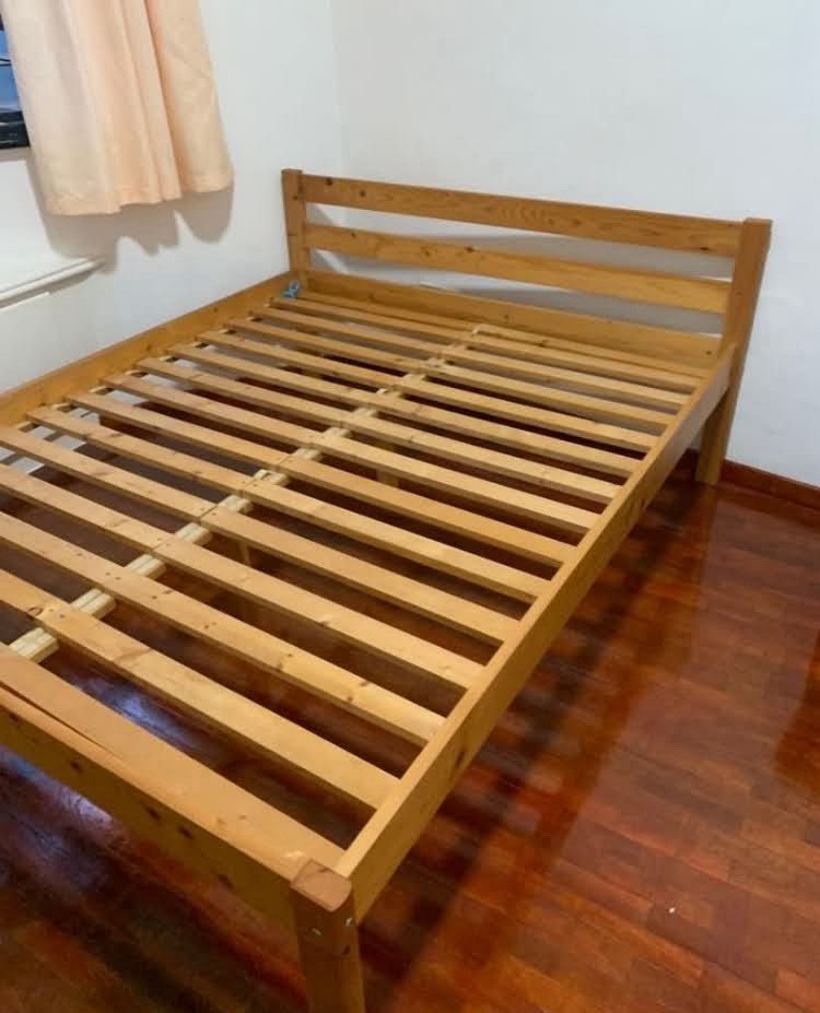 Queen size bed frame