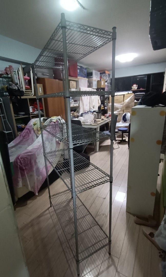 Rack (Category: Shelves, Cabinets & Racks) located in Singapore. Submitted by liliamylee (Listing ID 1435280346, Image 3). Description: Very strong and stable shelves, can put anything, very good quality..