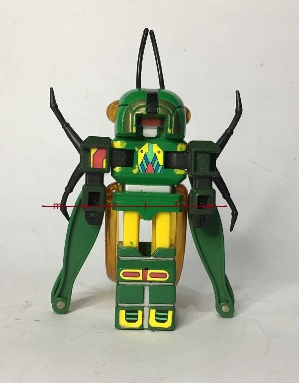 Rare Leader Shine Grass Hopper Insect Transformer Bootleg Insectbot KO ...