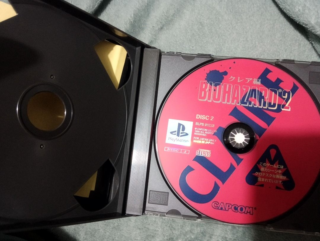 (RARE) Resident Evil Biohazard 2 (Category: PlayStation) located in Calamba. Submitted by ikea1509 (Listing ID 1435184004, Image 3). Description: 2 CD (Leon and Claire) Complete Inclusions with manual and sticker no issues.