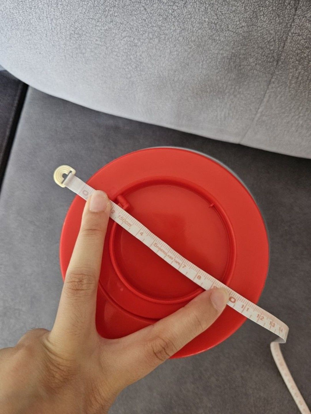 Red Plastic Round Clear Storage Jars with Handles441269120769075206