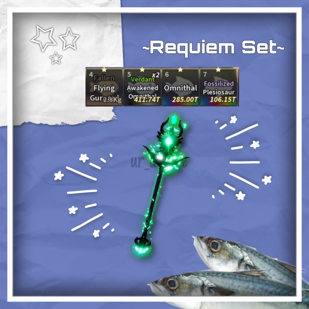 Requim Rod FISCH; Requiem (Rod Set), Video Gaming, Gaming Accessories, In-Game ...