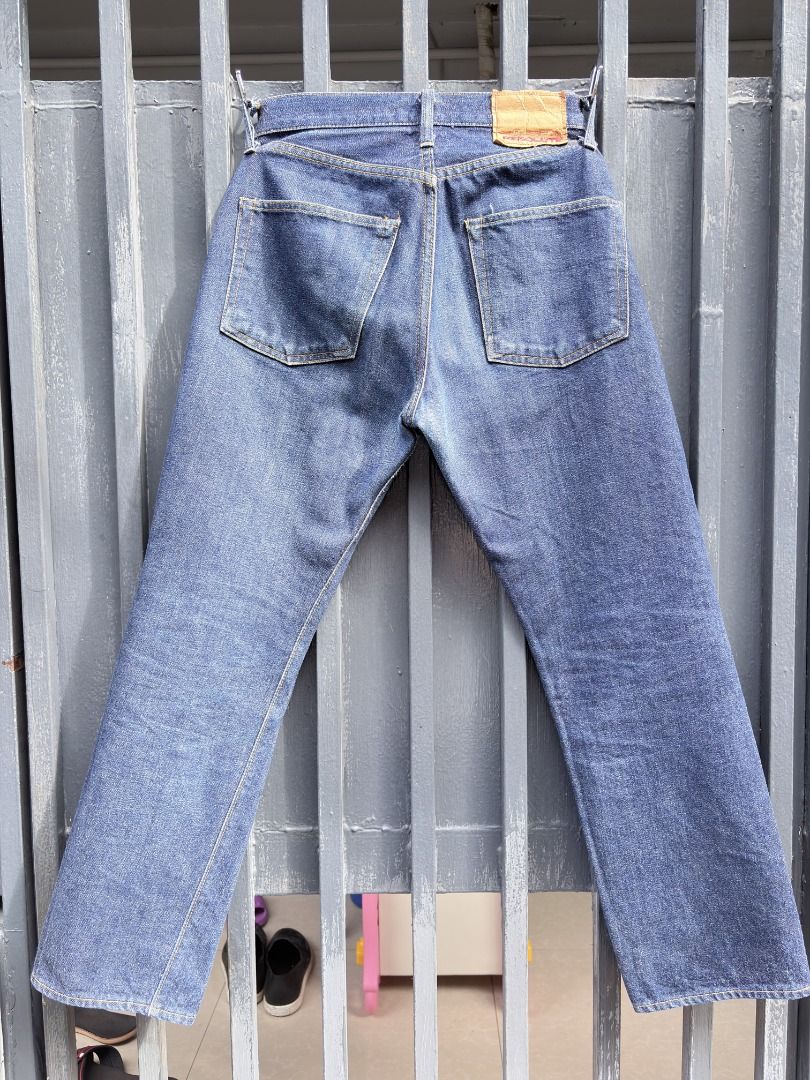 Resolute Japan 710 Selvedge Jeans (Category: Jeans) located in Calamba. Submitted by f1y2sly (Listing ID 1435210583, Image 3). Description: Can sell as pack with the other Resolute 712 Ecru listed for 5k + shipping. Produced as a reproduction of the famous 66 model, 710 is considered as Resolute's main model with a mid-rise and a tight straight fit that slightly tapers from the knee. Also features copper rivets, button fly, and a paper patch. Gol