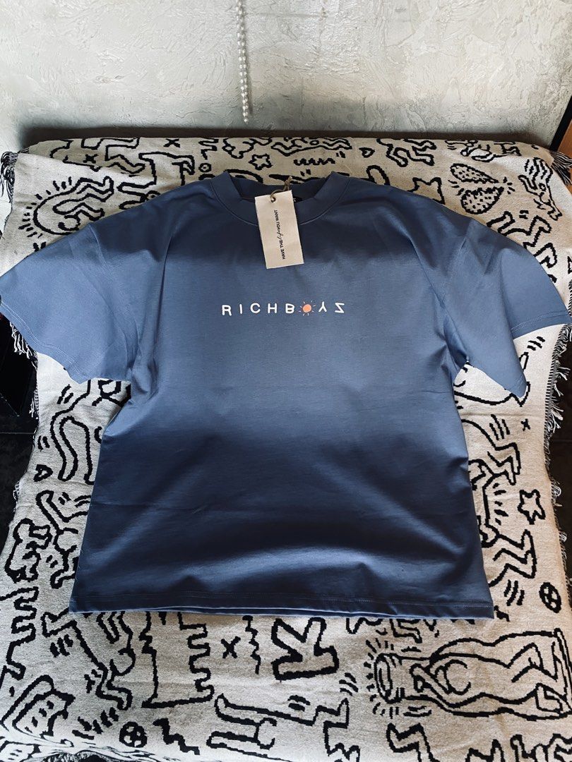 Richboys Club Tee - Tekapo (Category: Tshirts & Polo Shirts ) located in Manila. Submitted by riskydistrict (Listing ID 1435205870, Image 1). Description: - Richboys T-shirt - Crew neck - Short sleeves - Front: Brand name and graphic - Back: Unique graphic with "Have the life you want" - Ideal for casual wear.