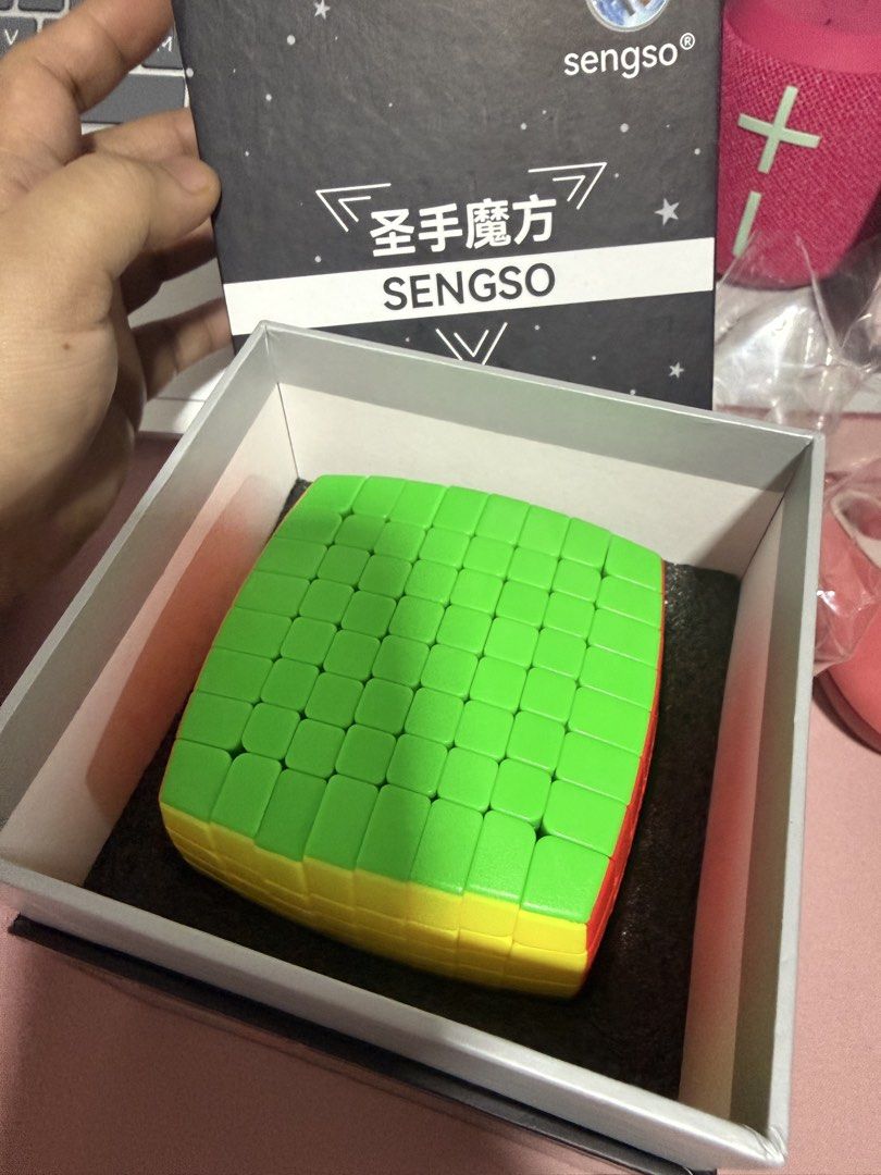 Rubiks Cube 8x8 Shengshou (Category: Board Games & Puzzles) located in Manila. Submitted by abigailcaraan (Listing ID 1435329474, Image 1). Description: Shengshou 8x8 Pillowed Cube..