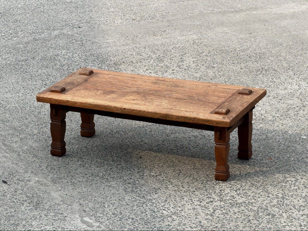 Rustic Solid Wood Coffee Table (Category: Tables & Sets) located in Bulacan. Submitted by rock_off.thriftshop.ph (Listing ID 1435282336, Image 2). Description: .