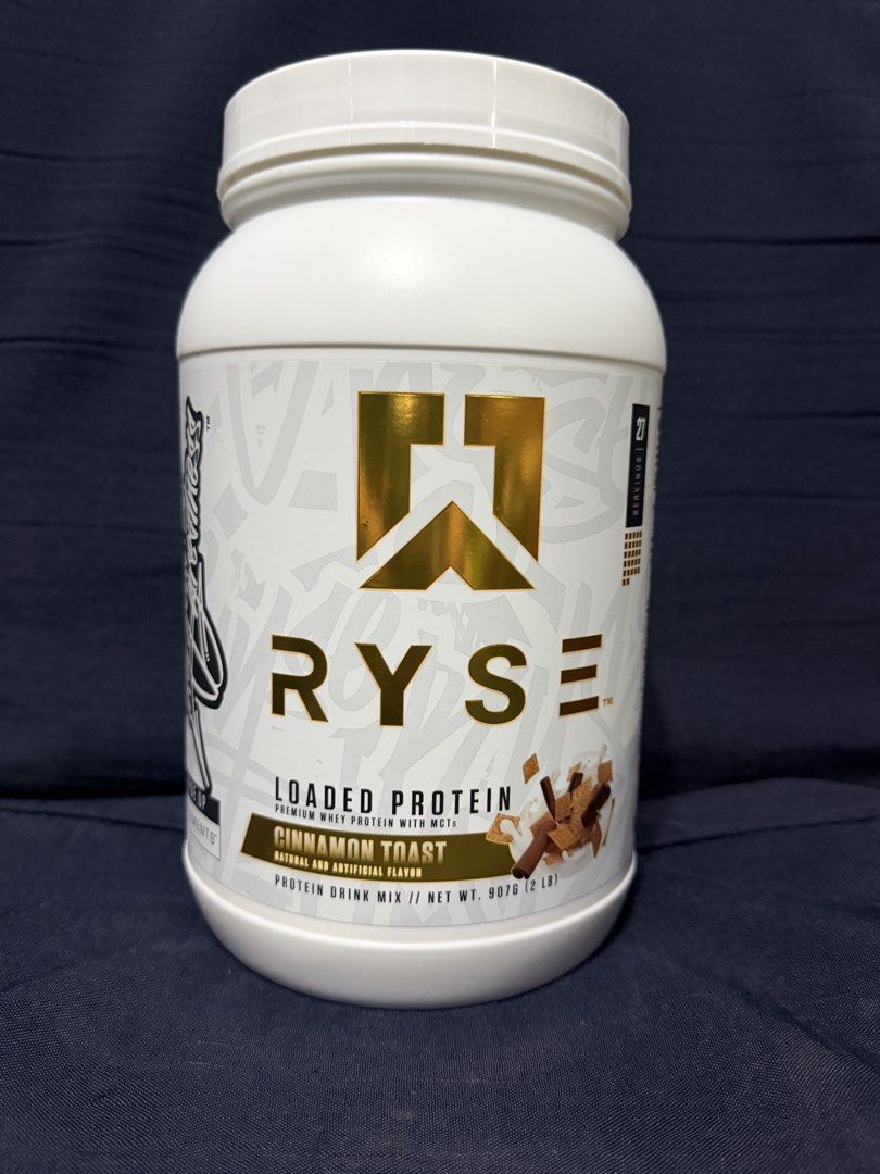 RYSE Loaded Protein Cinnamon Toast (Category: Sports & Fitness Nutrition) located in Manila. Submitted by borisharvey24 (Listing ID 1435205123, Image 1). Description: Ryse Whey Cinnamon Toast 2lbs 27 Servings RFS: Still have whey in use Expiration: June 2027 Location: Malabon or SM North QC (Saturdays).