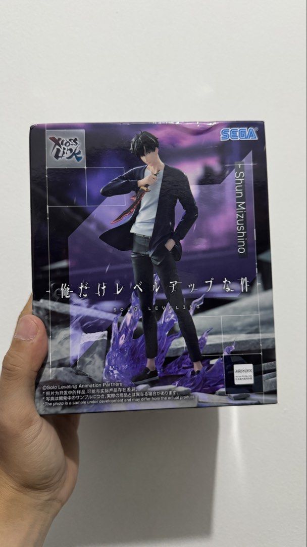 SEGA XROSSLINK SOLO LEVELING JIN WOO (Category: Figurines & Statues) located in Pasig City. Submitted by earlramil00707 (Listing ID 1435322215, Image 1). Description: Misb SEGA XROSSLINK SOLO LEVELING JIN WOO .