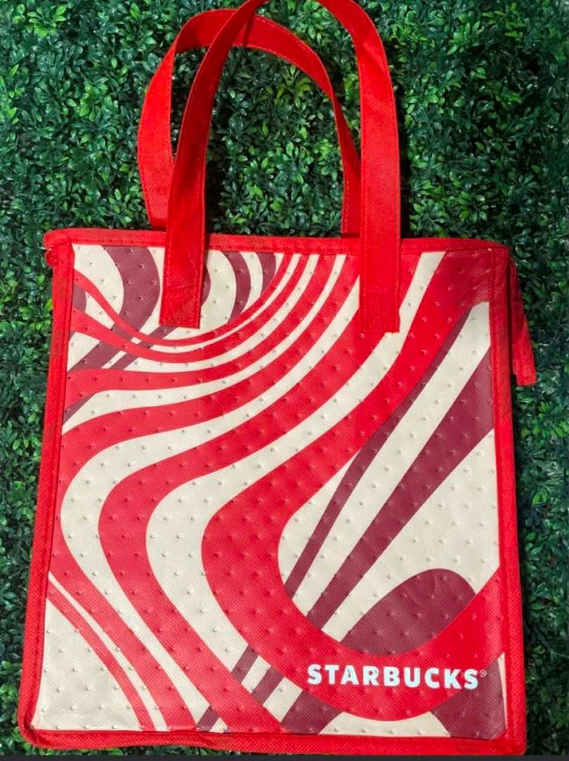 Starbucks original tote bag red (Category: Sling Bags) located in Cainta. Submitted by patrickwilsonstore (Listing ID 1435275299, Image 1). Description: 30cm by 28cm original starbucks tote bag comes with starbucks paper bag .