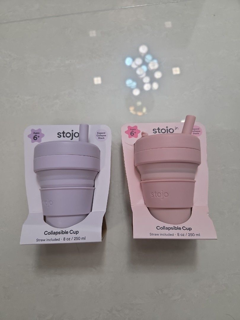 Stojo Collapsible Cup with Straw - 8oz/250ml441276169129175040