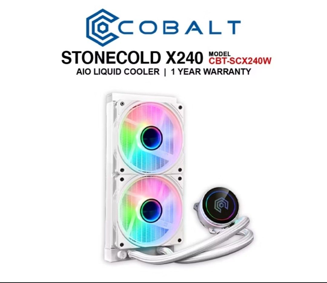 Stonecold ARGB AIO Liquid Cooler (240mm) – Fully Working