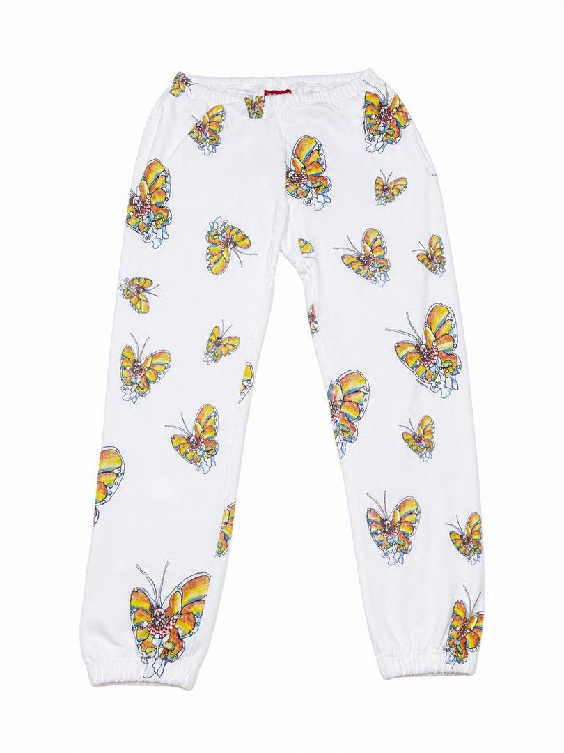 Supreme Gonz Butterfly Sweatpants SS16 (Category: Joggers) located in Manila. Submitted by nevinarchives (Listing ID 1435281847, Image 1). Description: Supreme Gonz Butterfly Sweatpants Size Large.