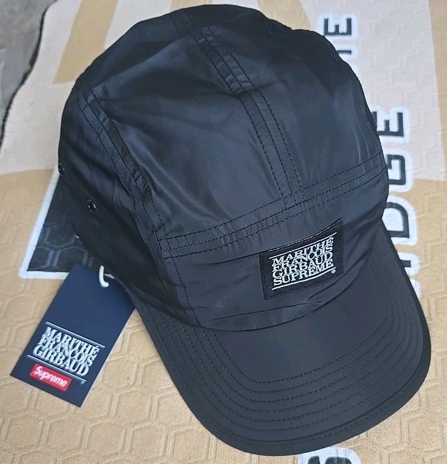 Supreme x Marithe Cap (Category: Caps & Hats) located in Singapore. Submitted by mr.patrician (Listing ID 1435252998, Image 2). Description: Marithe Francois Girbaud collab Black.