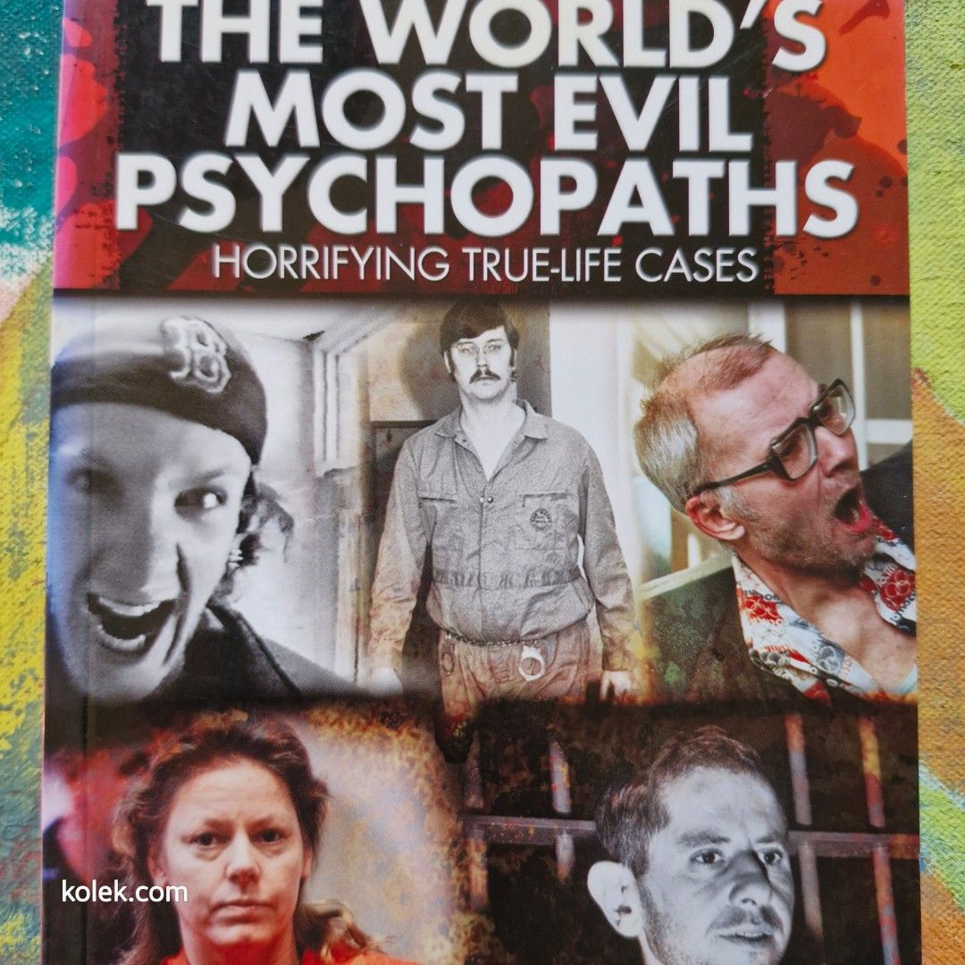 The World's Most Evil Psychopaths Book (Category: Storybooks) located in San Pedro. Submitted by .kolek.com (Listing ID 1435247816, Image 3). Description: Used Vintage Book Excellent Condition Complete Pages What U see is What U Get Sa nakaka appreciate lang MoP: Gcash J&T Courier Pickup or Book any Rider Buyer's book and expense Loc: San Pedro, Laguna 📣S1 0.3kg.