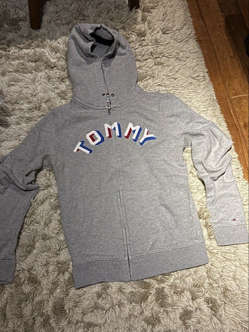 Tommy Hilfiger Denim Hoodie (Category: Coats, Jackets and Outerwear) located in Manila. Submitted by kyle.daniel (Listing ID 1435317820, Image 1). Description: Tommy Hilfiger Denim Hoodie - Medium - Barely used - No issues .