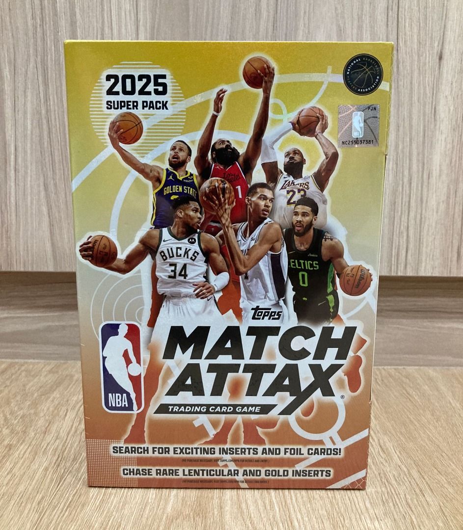 TOPPS NBA Match Attax Trading Card Game TCG 2025 Super Pack Foil Cards ...