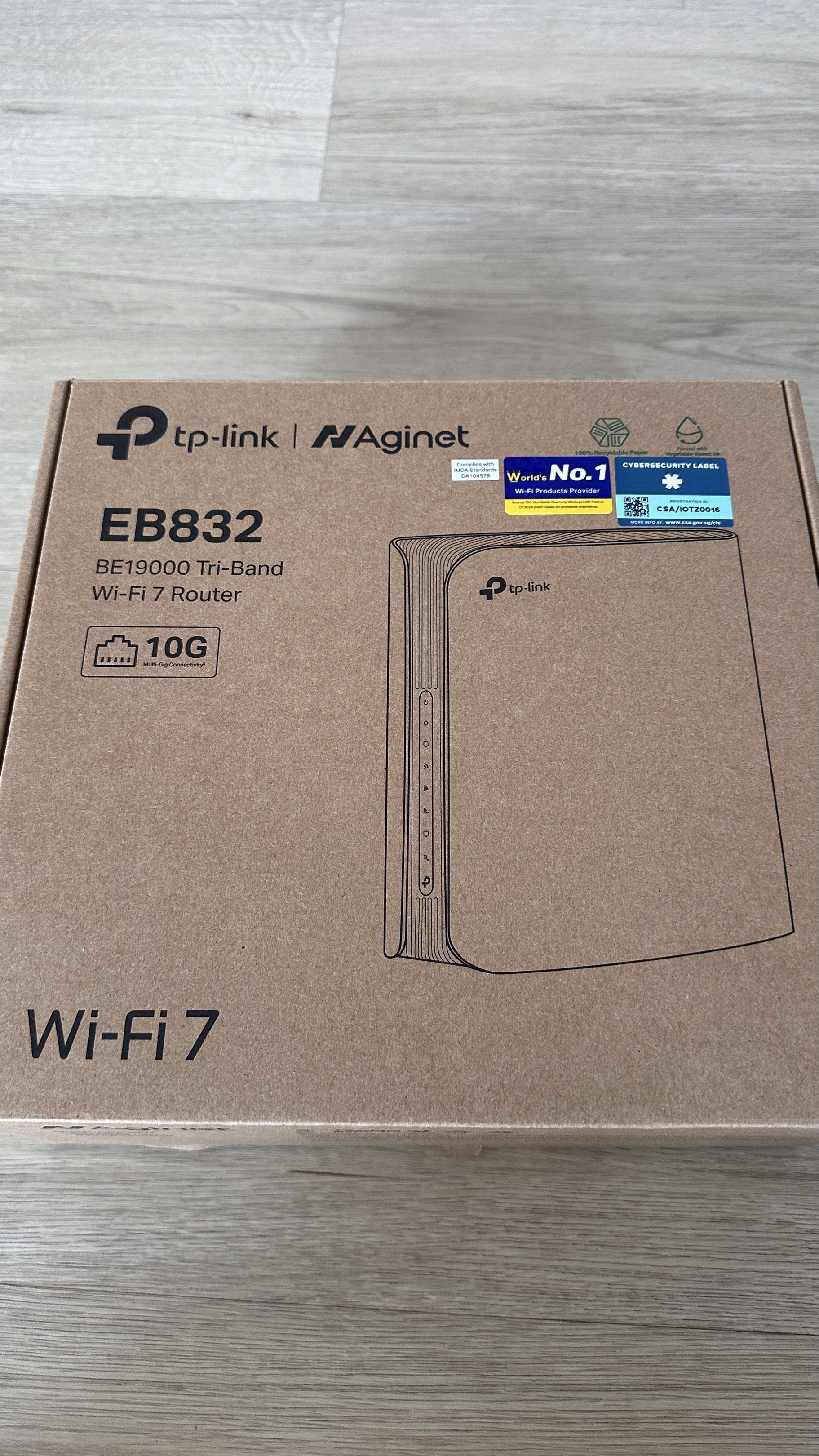 TP-Link Aginet BE19000 Tri-Band Wi-Fi 7 Router