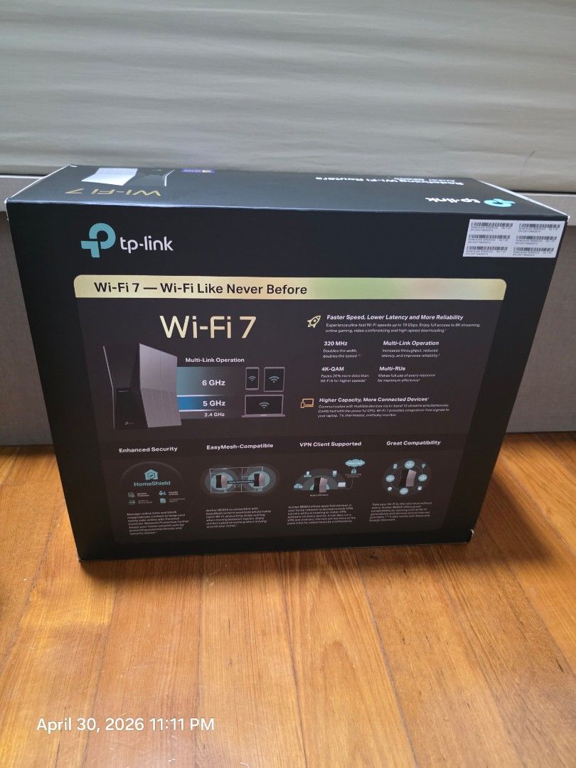 TP-Link BE19000 Tri-Band Wi-Fi 7 Router441442149671915525