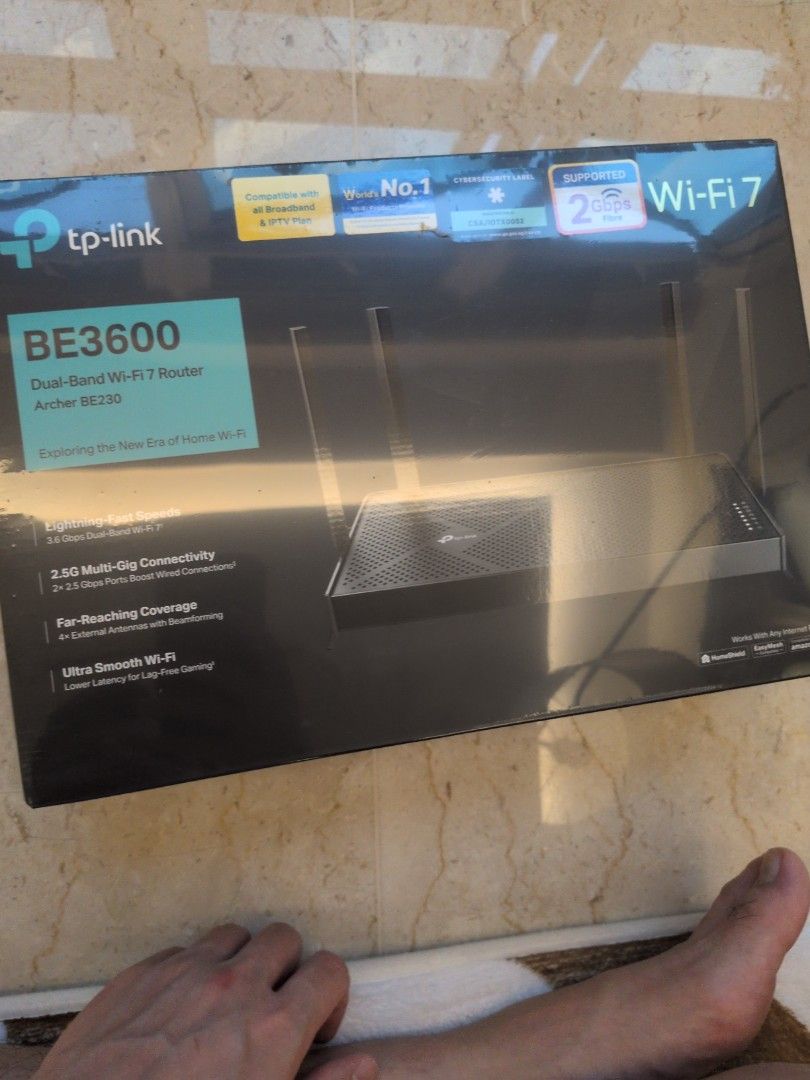 TP-Link BE3600 Dual-Band Wi-Fi 7 Router