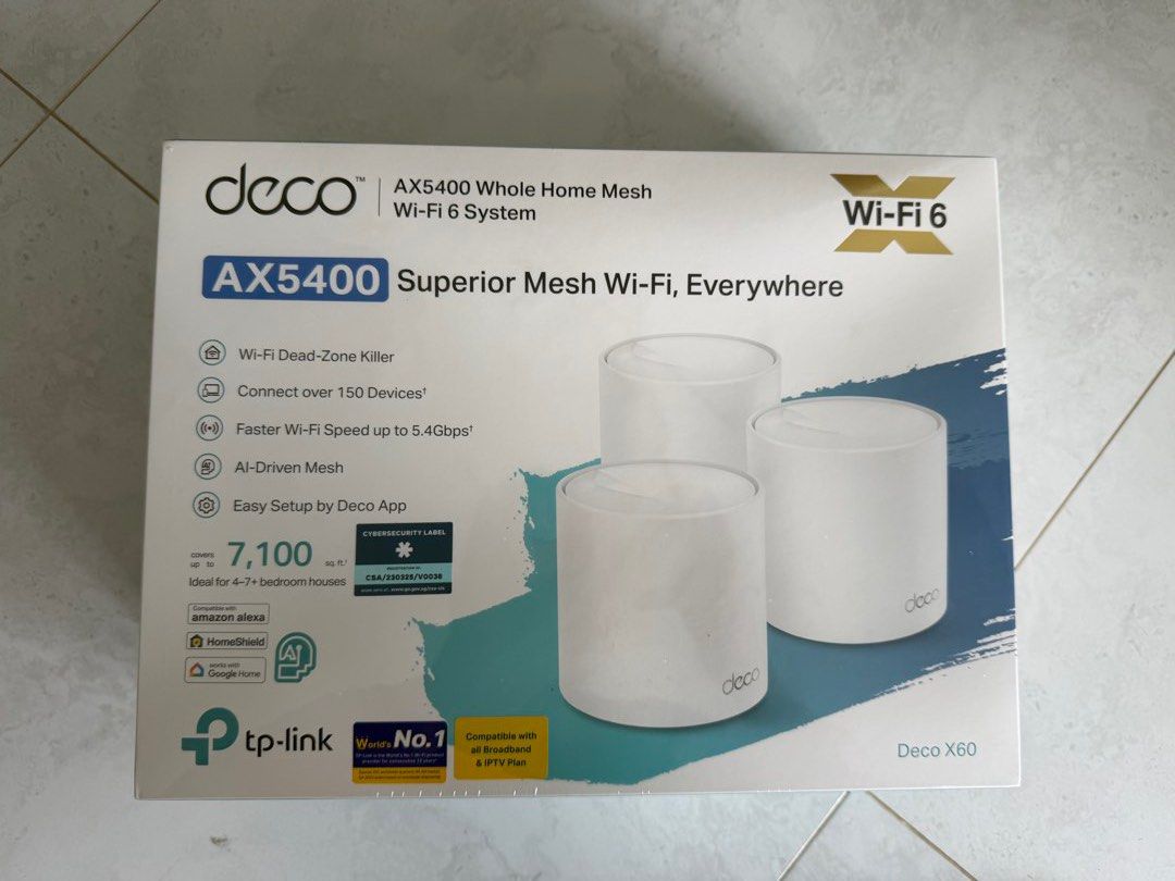 TP-Link Deco AX5400 Whole Home Mesh Wi-Fi 6 System