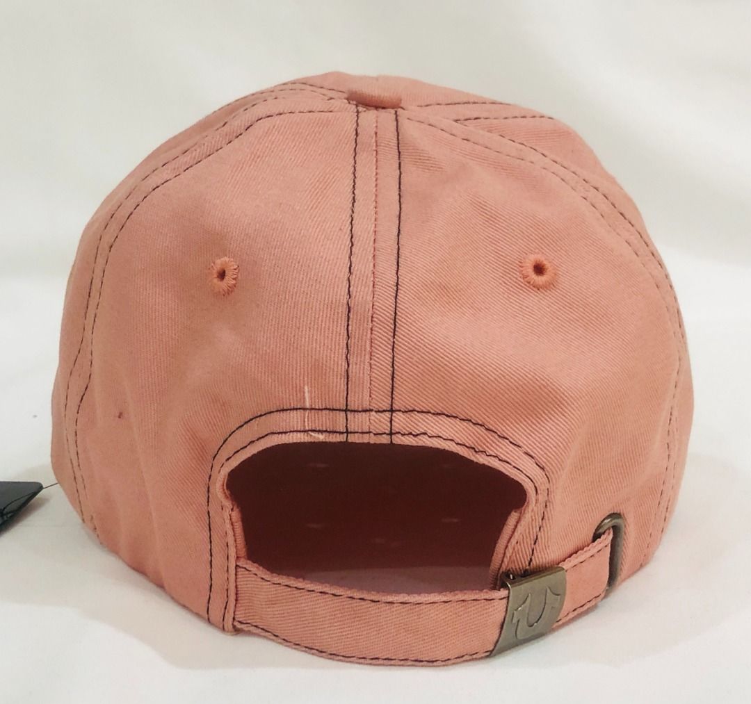 TRUE RELIGION WORLD TOUR ROSE HORSESHOE HAT BASEBALL CAP - DULL PINK - $64 (Category: Hats & Beanies) located in San Juan City. Submitted by thesouthbeachedit (Listing ID 1435245558, Image 3). Description: BRAND NEW WITH TAG! 100% AUTHENTIC FROM THE U.S.! TRUE RELIGION ROSE HORSESHOE HAT BASEBALL CAP - DULL PINK - $64 This cotton hat features a detailed front embroidery with the iconic World Tour logo and rose accents. Designed with contrast stit