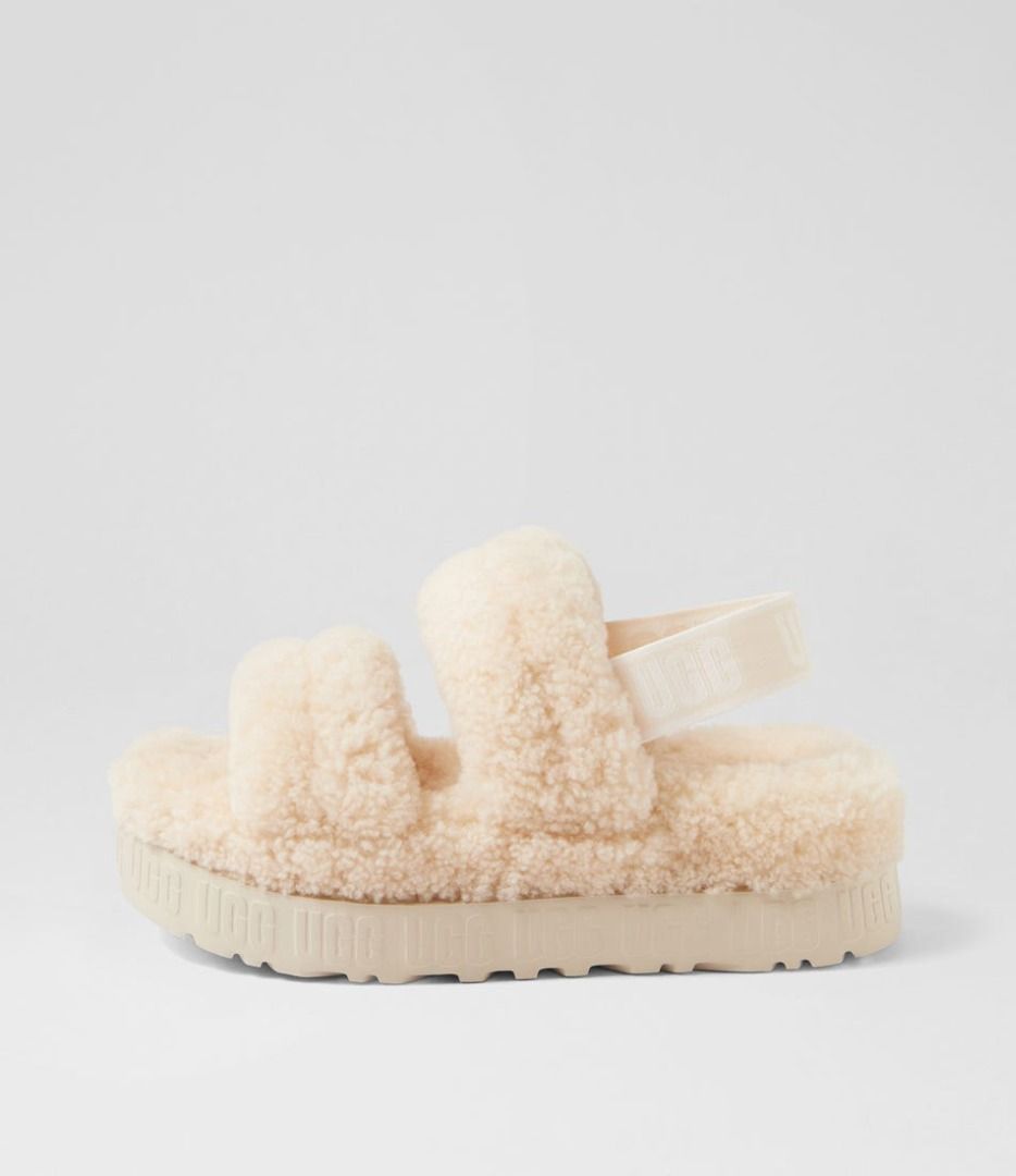 UGG Fluff Yeah Slide Sandals (Category: Flats & Sandals) located in Mandaluyong City. Submitted by mskitty_02 (Listing ID 1435202892, Image 1). Description: Size 36.