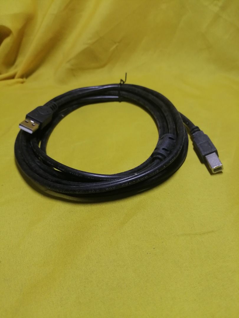 Usb A to USb B printer cable (Category: Cables & Adaptors) located in Quezon City. Submitted by newwhale.f1c027 (Listing ID 1435178293, Image 1). Description: P150 3meters usb A to USB B printer cord Brandnew pick up Lagro fairview Q.C. or via delivery lalamove rider po. Delivery fee sagot po ni buyer.. Pwed din kayo ang mag book ng rider.#everyone More item for sale.. like or follow my page #BSAonlinestore call 092zero8114159 .