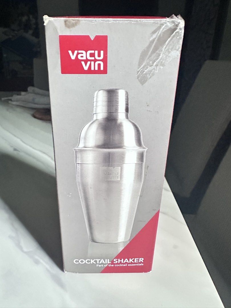 Vacu Vin Cocktail Shaker Stainless Steel - Brand New