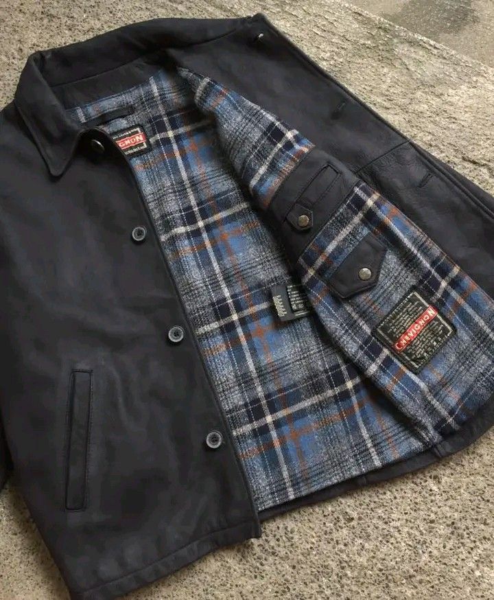 Vintage Chevignon Coat Leather Jacket (Category: Coats, Jackets and Outerwear) located in Bulacan. Submitted by jayrholazaro (Listing ID 1435317410, Image 3). Description: Size Medium fit to Large Measurements Length: 27.5” Width: 22” Vintage condition 9.8/10 color rate not fade Replaced left sleeve button Need clean $361 Market Value DM FOR MORE DETAILS Pandi, Bulacan J&T Express / Lalamove GCash.