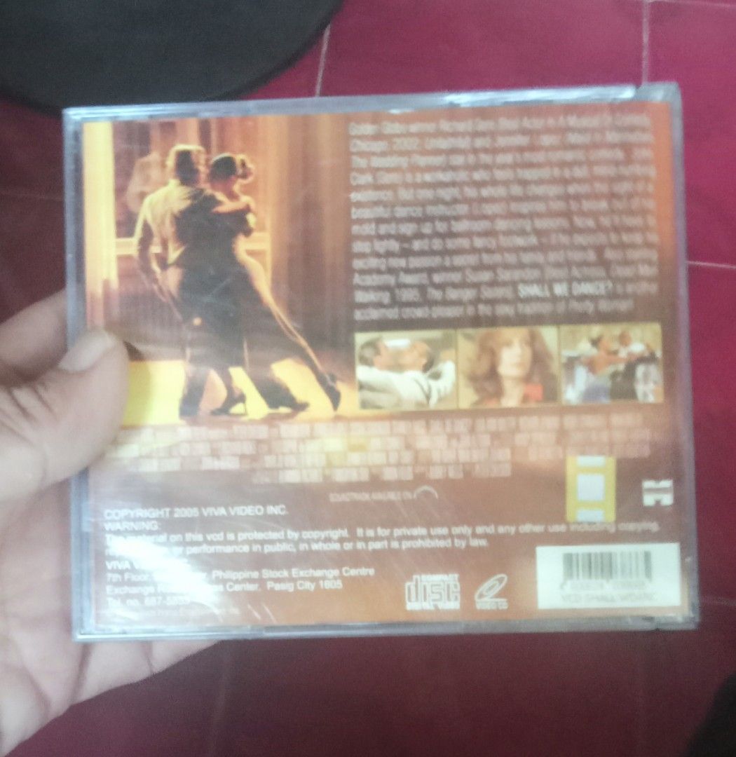 Vintage Collectible VCD Shall We Dance (Category: CDs & DVDs) located in Bacolod City. Submitted by monkeydclutter (Listing ID 1435333658, Image 2). Description: prices are negotiable please manage expectations item is secondhand x thrifted x galing ukay.
