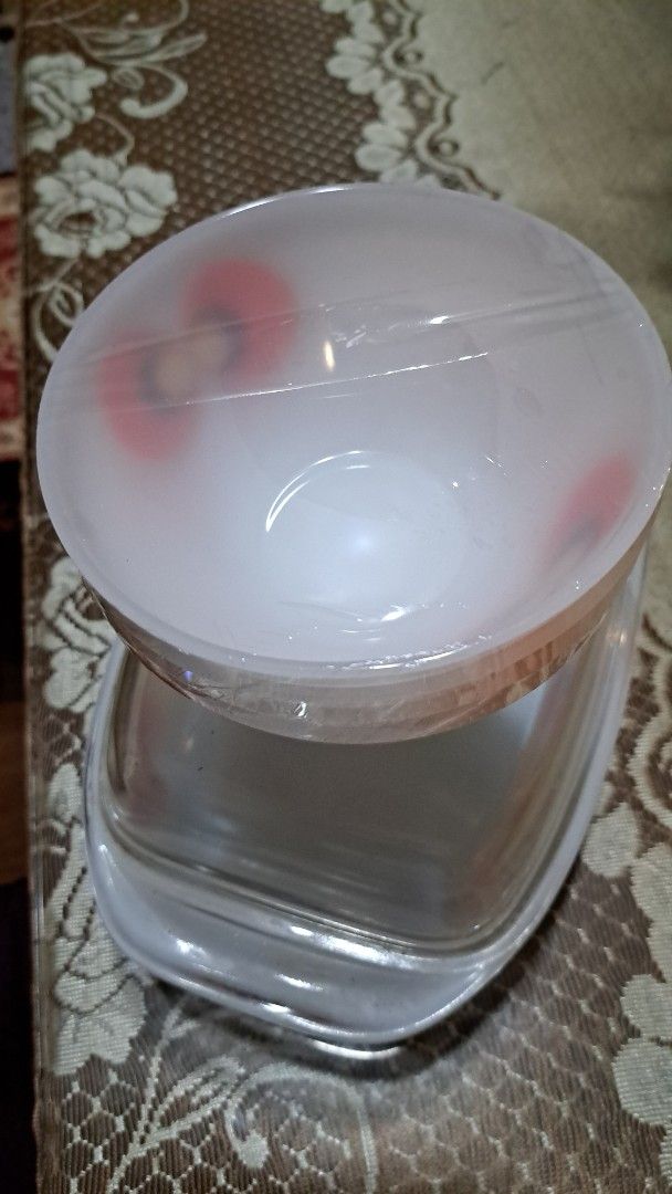 Vintage Glass Bowl with Lid441275276235919361