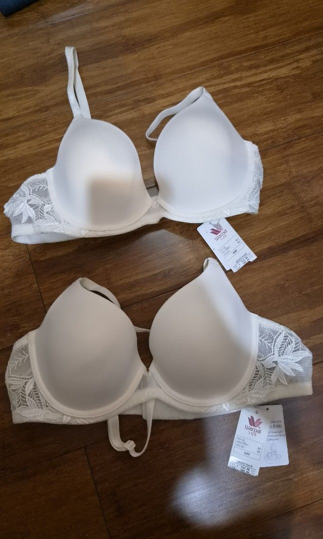 Wacoal Molded Cup Bra with Underwire Size 80A (Category: Undergarments & Loungewear) located in Quezon City. Submitted by sunrise.declutter (Listing ID 1435324635, Image 1). Description: Still with tag. Purchased from Bangkok.