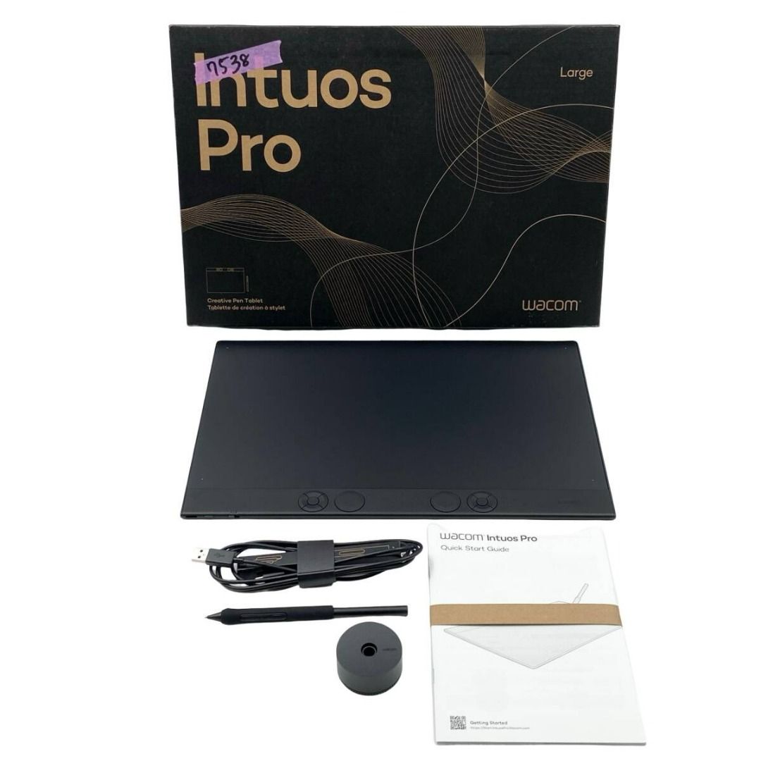 Wacom Intuos Pro Large PTH-860/K0 Professional Pen Tablet (2025 model), tested and working.