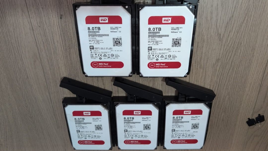 WD Red 8TB NAS HDD (CMR / Helium / 128MB Cache) | Rock Solid Stability