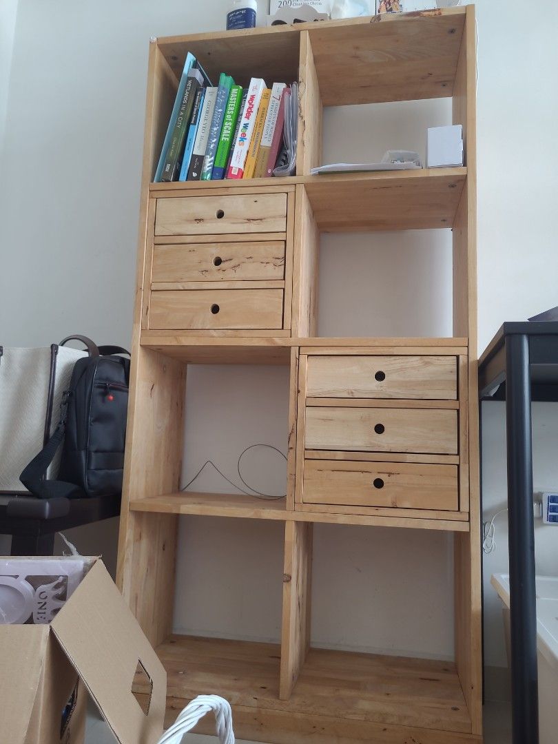 Wooden Bookshelf