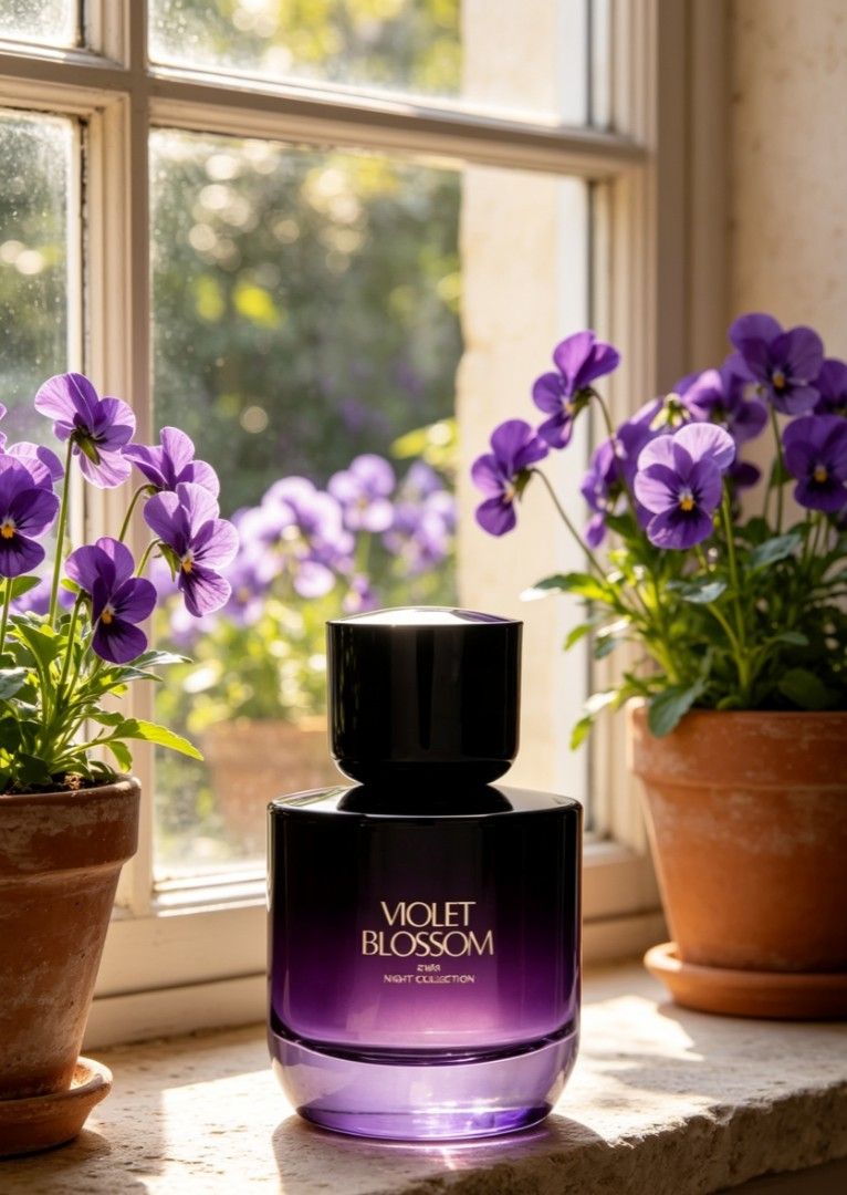 ZARA VIOLET BLOSSOM EDP 90ML GUARANTEED ORIGINAL (Category: Fragrance & Deodorants) located in Caloocan City. Submitted by rauldeline (Listing ID 1435326079, Image 1). Description: RAULDELINE COLLECTION OF ZARA WOMAN FRAGRANCE. 🌸 Violet Blossom 🌸 Step into a world of soft elegance and gentle romance ✨ This beautiful floral fragrance opens with the delicate, airy sweetness of cherry blossom — light, fresh, and so graceful, like a breath of sprin