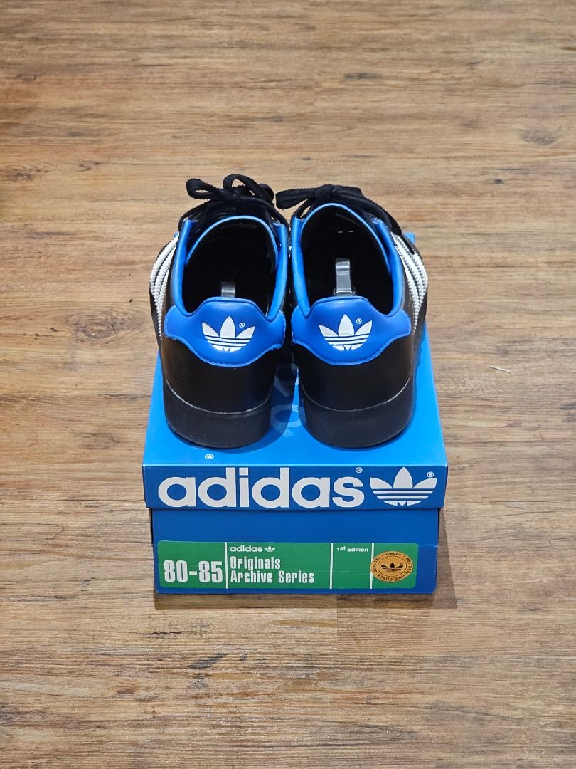 Adidas Gazelle 85 "Black Blue Bird" (Category: Sneakers) located in Angeles City. Submitted by purge.drop (Listing ID 1430097821, Image 3). Description: - Adidas Gazelle 85 sneakers - Color: Black/Blue Bird/White - Size: 9.5us/9uk - Model: IG1720 - SRP: 6,500 - Used seldomly, still in good condition.