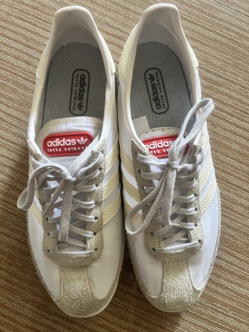 adidas SL 72 Lotta Volkova (Category: Sneakers) located in Pasay City. Submitted by thejunkclosetph (Listing ID 1430064407, Image 3). Description: Adidas SL 72 x Lotta Volkova Cloud white colorway Size 5.5US mens, 7 womens Issue: sole sep Used only a few times No box.