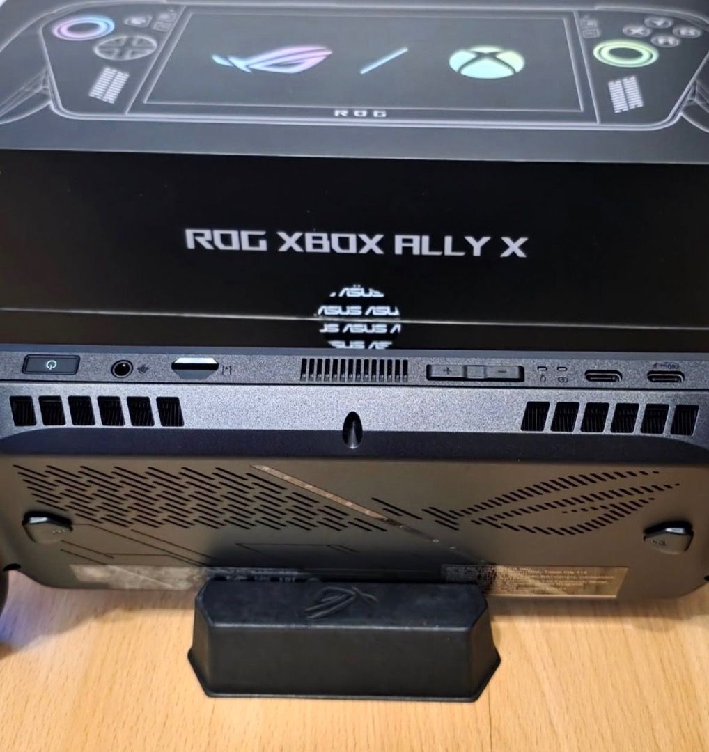ASUS ROG Xbox Ally X (Category: Xbox) located in Caloocan City. Submitted by neverlack538649 (Listing ID 1430185254, Image 2). Description: ASUS ROG Xbox Ally X is a powerful gaming handheld console designed for gamers who want high-performance portable gaming. Powered by the C AMD Ryzen Al Z2 Extreme processor, it delivers next-gen graphics and ultra-smooth gameplay. The device features a 7-inch 1080p 120Hz IPS display supporting & FreeSync and 